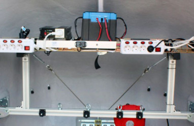 Kit panel solar + batería + inversor a 220V